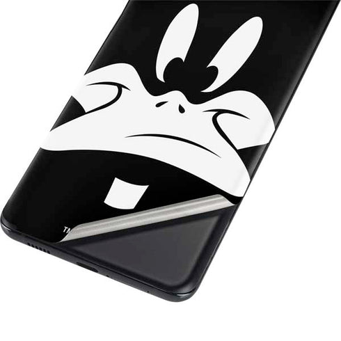 Looney Tunes Daffy Duck Plain Black and White Galaxy S21 5G Skin