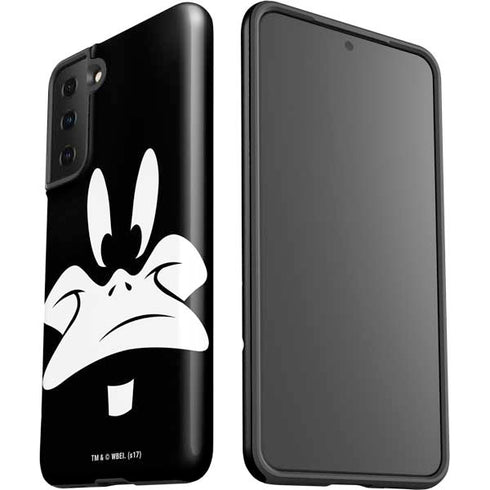 Looney Tunes Daffy Duck Plain Black and White Galaxy S21 Plus 5G Pro Case