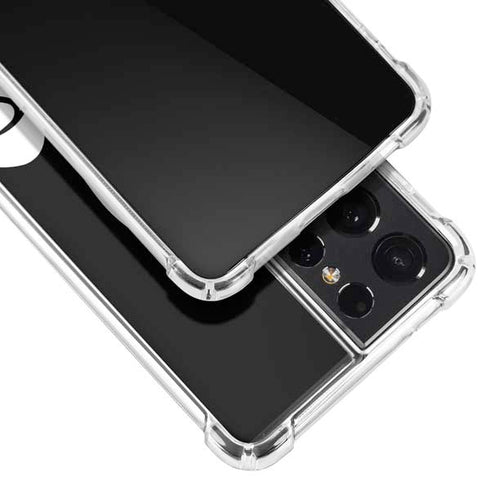 Looney Tunes Daffy Duck Plain Black and White Galaxy S21 Ultra 5G Clear Case