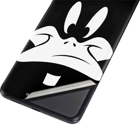 Looney Tunes Daffy Duck Plain Black and White Galaxy S21 Ultra 5G Skin