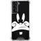 Looney Tunes Daffy Duck Plain Black and White Galaxy S22 Clear Case