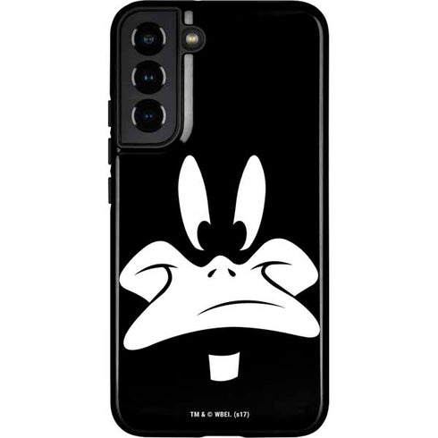 Looney Tunes Daffy Duck Plain Black and White Galaxy S22 Plus Pro Case