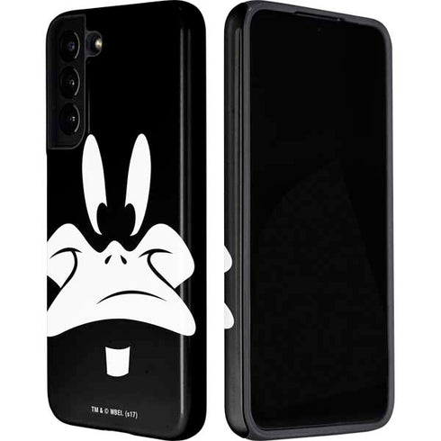 Looney Tunes Daffy Duck Plain Black and White Galaxy S22 Plus Pro Case