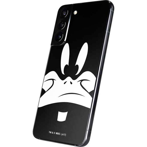 Looney Tunes Daffy Duck Plain Black and White Galaxy S22 Plus Skin