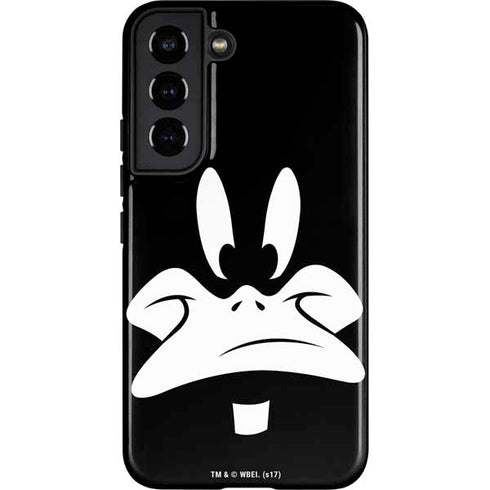 Looney Tunes Daffy Duck Plain Black and White Galaxy S22 Pro Case