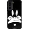 Looney Tunes Daffy Duck Plain Black and White Galaxy S22 Pro Case