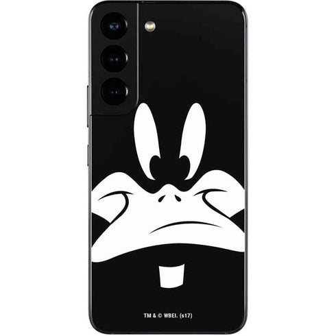 Looney Tunes Daffy Duck Plain Black and White Galaxy S22 Skin