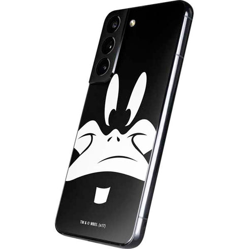 Looney Tunes Daffy Duck Plain Black and White Galaxy S22 Skin