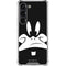 Looney Tunes Daffy Duck Plain Black and White Galaxy S23 Clear Case