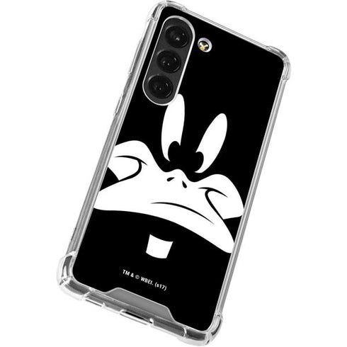 Looney Tunes Daffy Duck Plain Black and White Galaxy S23 Clear Case