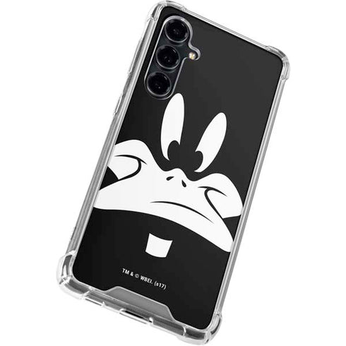 Looney Tunes Daffy Duck Plain Black and White Galaxy S23 FE Clear Case