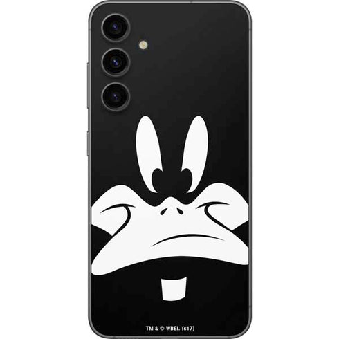 Looney Tunes Daffy Duck Plain Black and White Galaxy S23 FE Skin