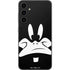 Looney Tunes Daffy Duck Plain Black and White Galaxy S23 FE Skin