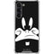 Looney Tunes Daffy Duck Plain Black and White Galaxy S23 Plus Clear Case