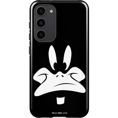 Looney Tunes Daffy Duck Plain Black and White Galaxy S23 Plus Pro Case