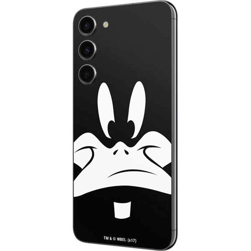 Looney Tunes Daffy Duck Plain Black and White Galaxy S23 Plus Skin