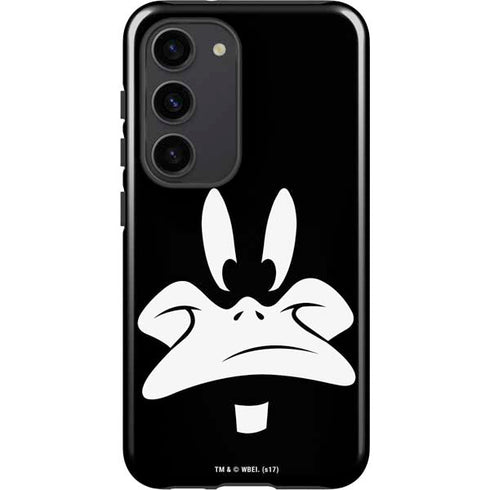 Looney Tunes Daffy Duck Plain Black and White Galaxy S23 Pro Case