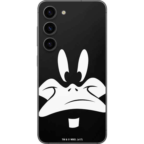 Looney Tunes Daffy Duck Plain Black and White Galaxy S23 Skin
