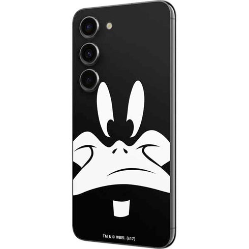 Looney Tunes Daffy Duck Plain Black and White Galaxy S23 Skin