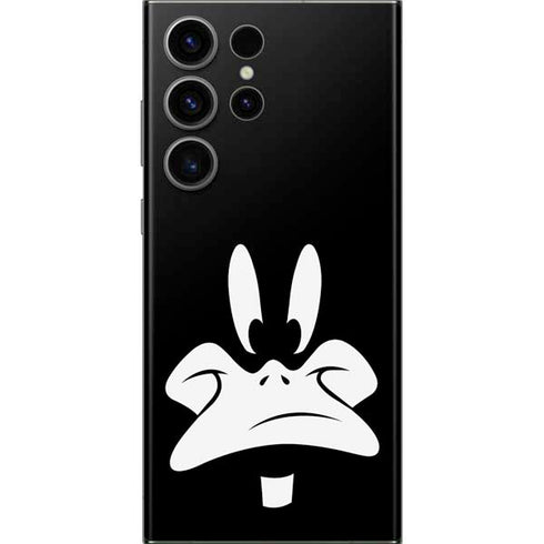 Looney Tunes Daffy Duck Plain Black and White Galaxy S23 Ultra Skin