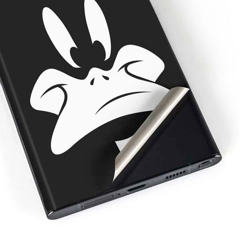Looney Tunes Daffy Duck Plain Black and White Galaxy S23 Ultra Skin