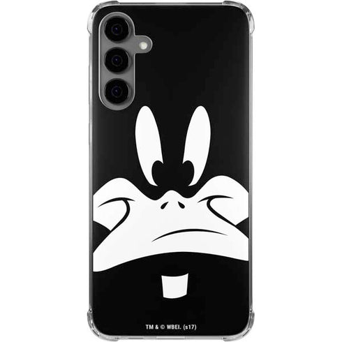 Looney Tunes Daffy Duck Plain Black and White Galaxy S24 Plus Clear Case