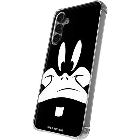 Looney Tunes Daffy Duck Plain Black and White Galaxy S24 Plus Clear Case