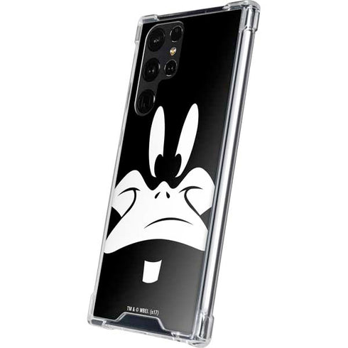 Looney Tunes Daffy Duck Plain Black and White Galaxy S24 Ultra Clear Case