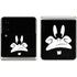 Looney Tunes Daffy Duck Plain Black and White Galaxy Z Flip3 5G Skin