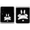Looney Tunes Daffy Duck Plain Black and White Galaxy Z Flip4 5G Skin