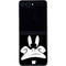 Looney Tunes Daffy Duck Plain Black and White Galaxy Z Flip5 5G Skin