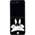 Looney Tunes Daffy Duck Plain Black and White Galaxy Z Flip5 5G Skin