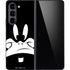 Looney Tunes Daffy Duck Plain Black and White Galaxy Z Fold5 5G Skin