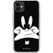 Looney Tunes Daffy Duck Plain Black and White iPhone 11 Clear Case