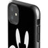 Looney Tunes Daffy Duck Plain Black and White iPhone 11 Impact Case