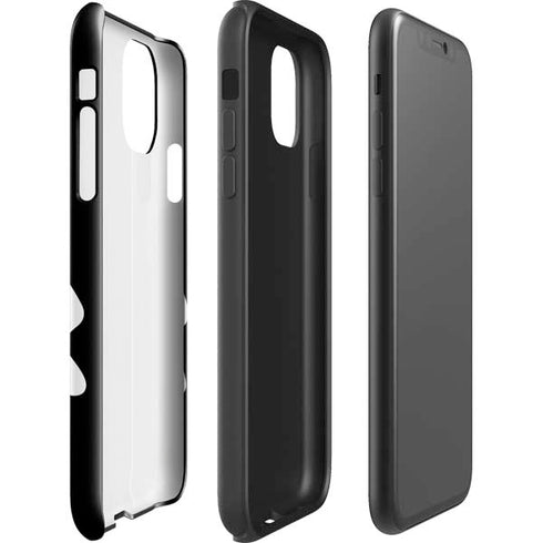 Looney Tunes Daffy Duck Plain Black and White iPhone 11 Impact Case