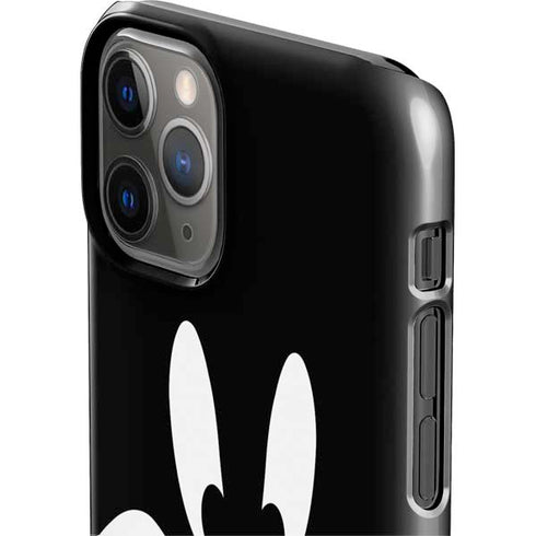 Looney Tunes Daffy Duck Plain Black and White iPhone 11 Pro Lite Case