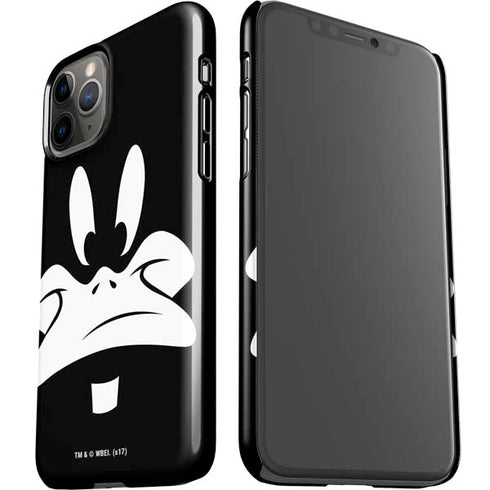 Looney Tunes Daffy Duck Plain Black and White iPhone 11 Pro Lite Case