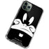 Looney Tunes Daffy Duck Plain Black and White iPhone 11 Pro Max Clear Case