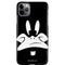 Looney Tunes Daffy Duck Plain Black and White iPhone 11 Pro Max Lite Case