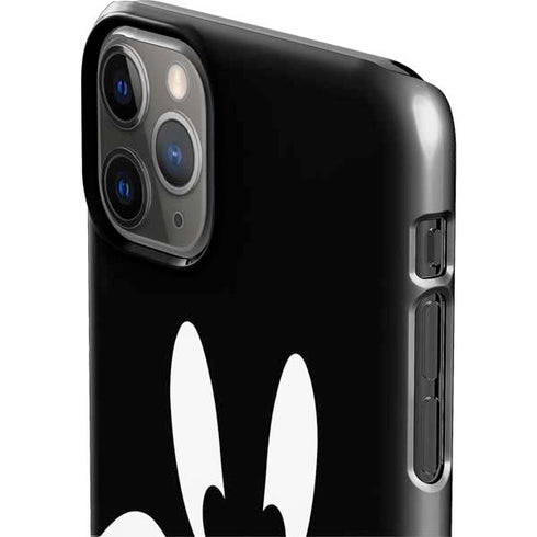 Looney Tunes Daffy Duck Plain Black and White iPhone 11 Pro Max Lite Case