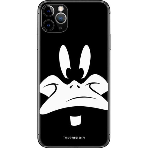 Looney Tunes Daffy Duck Plain Black and White iPhone 11 Pro Max Skin