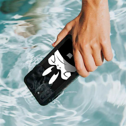 Looney Tunes Daffy Duck Plain Black and White iPhone 11 Pro Waterproof Case