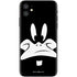 Looney Tunes Daffy Duck Plain Black and White iPhone 11 Skin