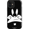 Looney Tunes Daffy Duck Plain Black and White iPhone 12 Impact Case