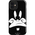 Looney Tunes Daffy Duck Plain Black and White iPhone 12 Impact Case