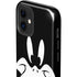 Looney Tunes Daffy Duck Plain Black and White iPhone 12 Impact Case