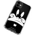 Looney Tunes Daffy Duck Plain Black and White iPhone 12 Mini Clear Case