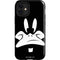 Looney Tunes Daffy Duck Plain Black and White iPhone 12 Mini Impact Case