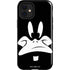 Looney Tunes Daffy Duck Plain Black and White iPhone 12 Mini Impact Case